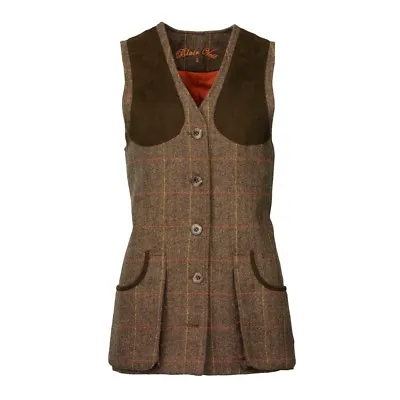 Ladies Laksen Blair Tweed Shooting Vest/Waistcoat Size 12  • £259