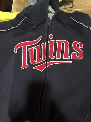 Minnesota Twins Zip Up Thermal Sweatshirt • $10