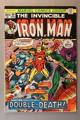 Iron Man #58 *1973*  Double-Death!  Cover ~  Buckler & Giacoia  3.5 • £11.04