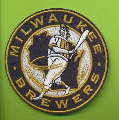 3  Circular Embroidered Patch Of The Milwaukee Brewers • $6