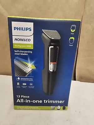 Philips Norelco Multi Groomer - 13 Piece Mens Grooming Kit For Beard Face Nose • $16.99