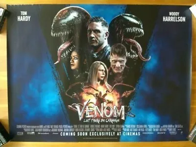 Venom: Let There Be Carnage - Original Rolled UK D/S Quad Poster - Hardy • £13.99