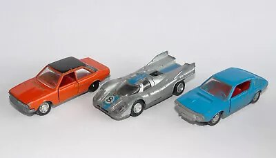 Three Vintage Schuco 1/66 Diecast Model Cars - Audi 80 Renault 17 Porsche 917 • $23.64