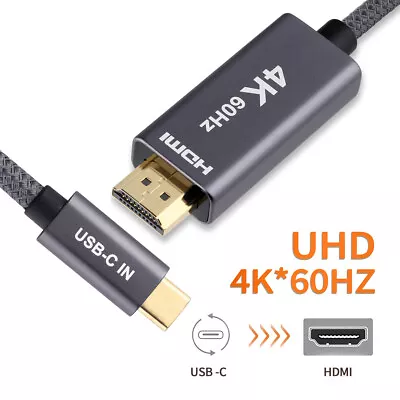 $37.99 • Buy USB-C 3.1 Type C Thunderbolt 3 To HDMI VGA Digital AV Video Adapter Cable 4K60Hz