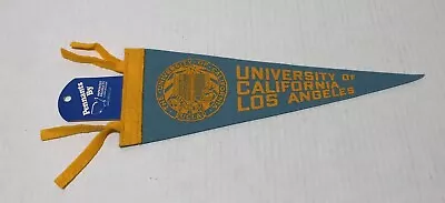 Vintage UCLA BRUINS Football MINI Felt Pennant - UNUSED - RARE NEW Condition • $50