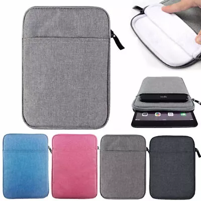 Canvas Tablet Sleeve Pouch Bag Case For IPad Mini 1/2/3/4 Air/Air2 Pro Tablet AU • $16.99