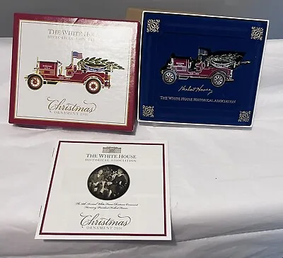 £11.92 • Buy The White House Historical Assoc 2016 Christmas Ornament - H. Hoover Fire Engine