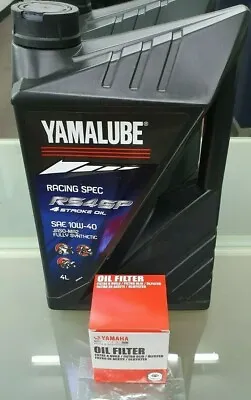 Yamaha YZF-R1 2015+ Service Kit Oil Filter 5GH-13440 Yamalube RSGP Synthetic Oil • $189.99