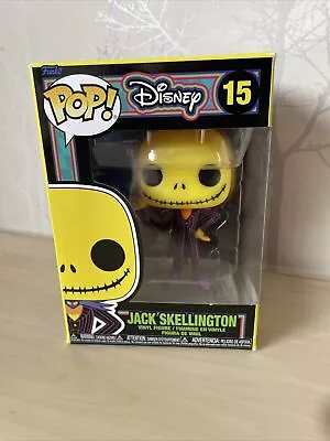 Jack Skellington Funko Pop! Disney Nightmare Before Christmas Blacklight #15 • £13
