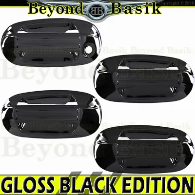 2003-2017 Ford Expedition Lincoln Navigator GLOSS BLACK Door Handle COVERS No PK • $29.95