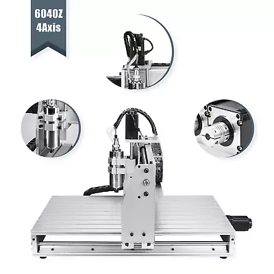 6040T Router 4 Axis Engraving Machine Drilling Milling Cutter Carving Tool Ball • $1099.99