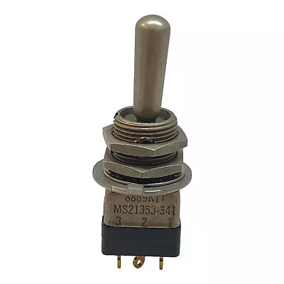 MS21353-341 Mil Spec DP3T Momentary Toggle Switch 28V/5A Solder Terminal • $130.90