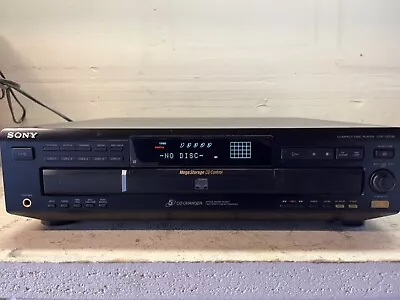 Sony CDP-CE535-Compact Disc-5 Disc-CD-Player-Multi-Changer-no Remote • $25