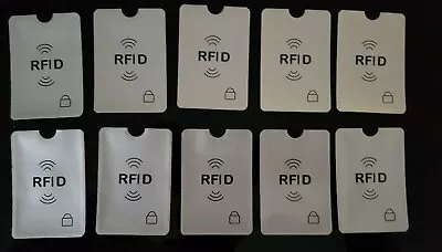 $4.95 • Buy 20 X RFID Blocking ID Credit Card Protector Sleeve Holder Cover - AU STOCK