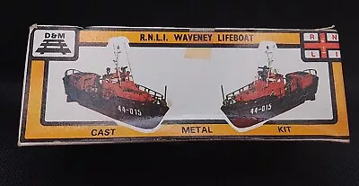 Vintage D&M Metal Model Kit For R.N.L.I. 'Waveney Lifeboat '. Complete Unmade. • £14.50