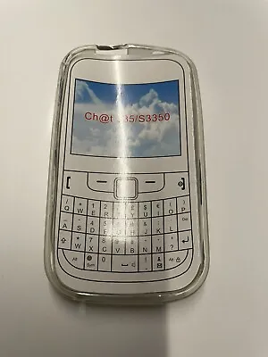 Samsung Chat 335 S3350 Clear Gel Case Cover Back TPU New Pouch Transparent Gel • £8.99