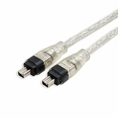 £3.12 • Buy 1m Firewire IEEE-1394 DV Cable 4 To 4 Pin (PC Or Mac) Nickle