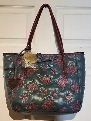 Princess Vera Wang Captain Teal Gracie Tote / Purse / Shoulder Bag New With Tag • $40