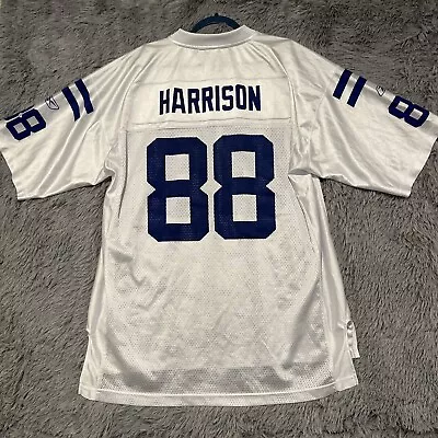 Indianapolis Colts Jersey XL Marvin Harrison Mens Reebok White • $79.99