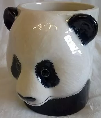 Quail Giant Panda Desk Tidy Pencil Pen Brush Pot Or Vase - Wildlife Animal • $36.08