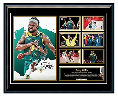 $109.99 • Buy Patty Mills 2020 Olympics Boomers Signed Limited Edition Framed Memorabilia
