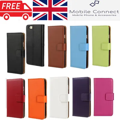 Case For IPhone 15 13 13 12 PLUS Pro Max Cover FAUX Leather FLIP Wallet Book • £4.95