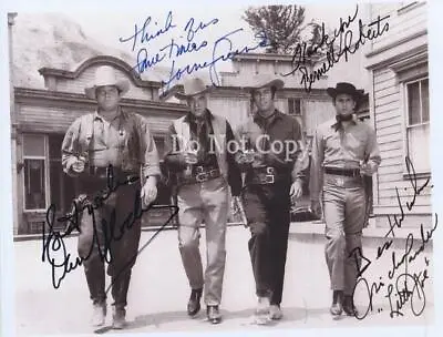 Bonanza Cast Signed Photo 8x10 Reprint Lorne Greene Michael Landon Dan Blocker • $19.99