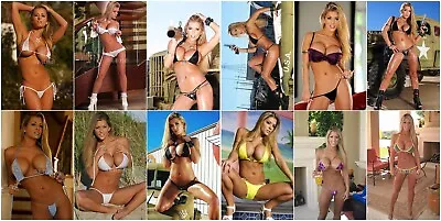 $129.99 • Buy LOT 12 PCS Photo 8x10 Valerie Cormier Sexy Bikini Model  Beautiful Breasts 2MOVC