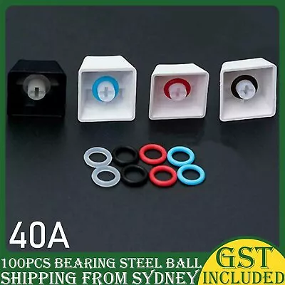 Keycap Rubber O-Ring Keyboard O Rings Switch Dampeners Cherry MX Key Stem 120 Pc • $5.59