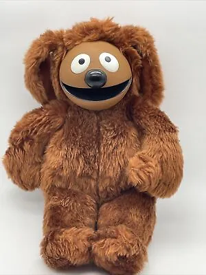 Vintage  Disney Jim Henson's Muppets Rowlf The Dog W/vinyl Face Plush 12  B1 • $150