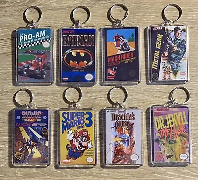 Nintendo NES - Box Art Keychain - Pick Any Game From The NES Library • $9.99