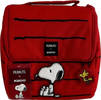 IGLOO X Peanuts Snoopy's Red Dog House Insulated 16-Can Lunch Bag (New With Tag) • $64.99