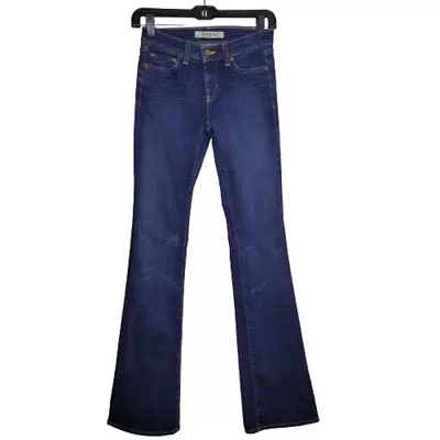 J Brand Women's Blue Pull-On Mid-Rise Bootleg Denim 818 Cry Jeans Size 24 • $15.99