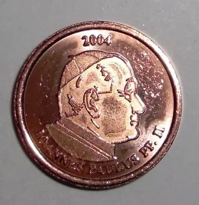 2004 Vatican Coin 2c Essai Pope John Paul II. • $3.99