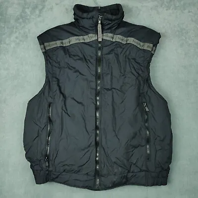 Vintage Marmot Vest Mens Medium Black Polarguard 3D Puffer Sleeveless Jacket • $28.88