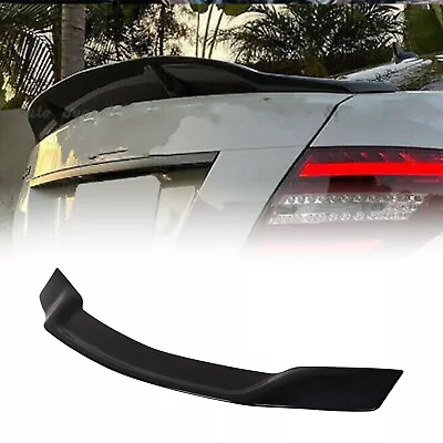 Gloss Black Rear Spoiler For 2008-2014 Mercedes Benz W204 C250 C300 C63 RT • $67.99