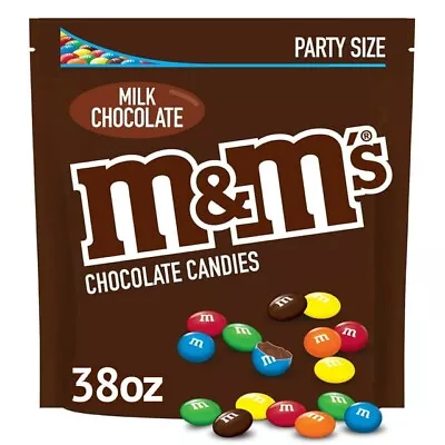 M&M's Milk Chocolate Candy Party Size - 38 Oz Bag • $13.15