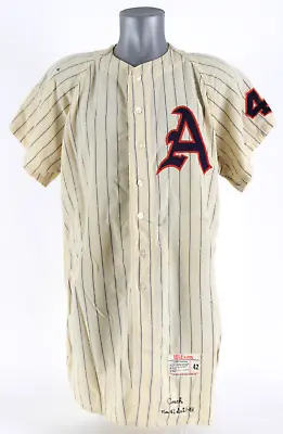 1961 Ed Fitzgerald/Charlie Shoemaker Kansas City Athletics Game Worn Home Jersey • $1999.99