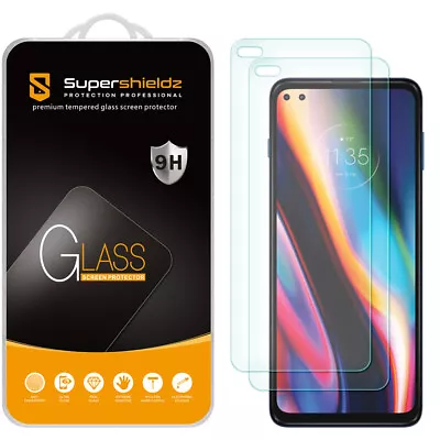 2X Supershieldz Tempered Glass Screen Protector For Motorola Moto G 5G Plus • $8.99