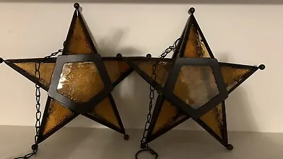 Moroccan Star Tea Light Set • $60