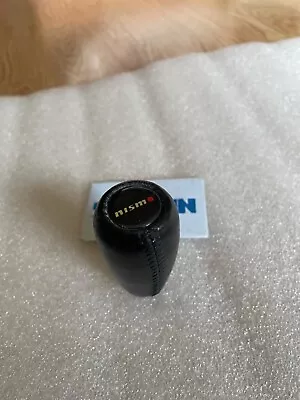 Nismo Mid Logo Leather Shift Knob Rare Skyline Silvia R32 R33 S13 S14 Z33 GTR • $200