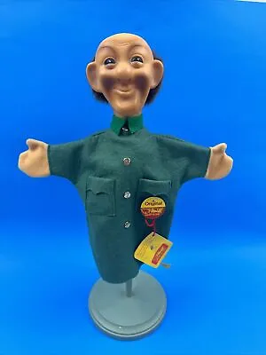 Vintage Steiff Policeman Hand Puppet Mohair Hair Missing Cap Has Tags And IDs • $29.99