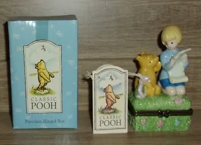 Midwest Of Cannon Falls Hinged Trinket Box Classic Pooh Easter Adventure PHB • $33.29