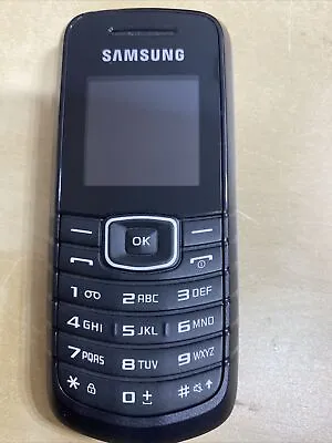 Good Condition Samsung GT E1080i - Black (Unlocked) Mobile Phone • £13