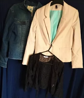 Ladies Bundle Of Jackets X 2 Miss Fiori & Divided - Size 12 • £6