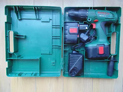 £44 • Buy Bosch Psb 24 Ve-2 Drill With 2 Batteries,charger,case.
