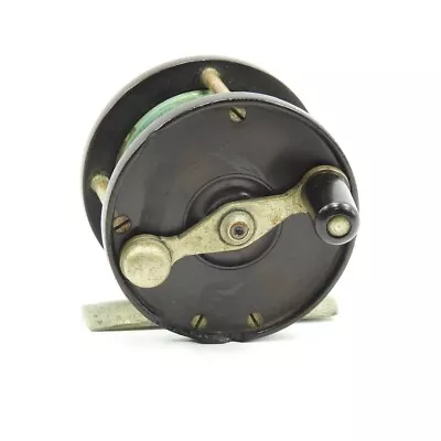 $265 • Buy Vintage Julius Vom Hofe Hard Rubber Fly Reel. Size 3 1/2. See Description.