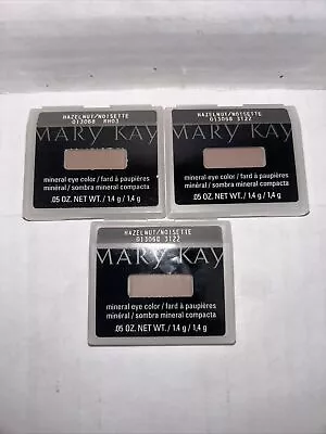 Lot 3 MARY KAY MINERAL EYE SHADOW COLOR HAZELNUT / NOISETTE .05 Chromafusion NEW • $19.97