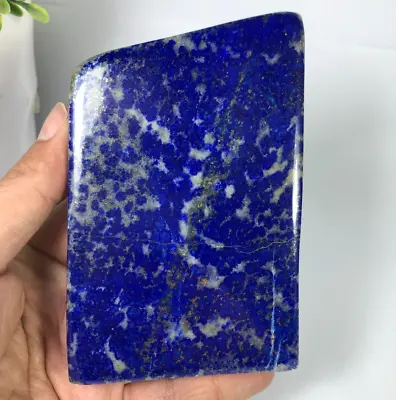 404 Gram Lapis Lazuli Freeform Polished Rough Tumble Crystal Specimen Stone • $49.99