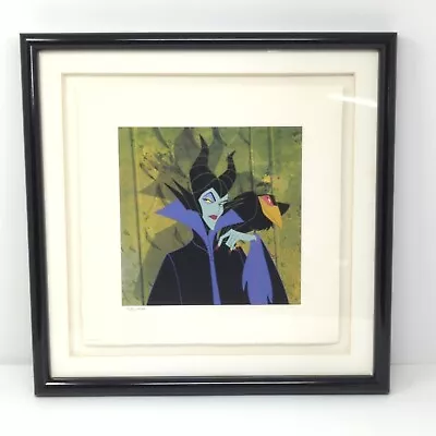 Disney  MALEFICENT THE MISTRESS OF ALL EVIL Framed Art LE 7500 With COA 14x14 • $99.99